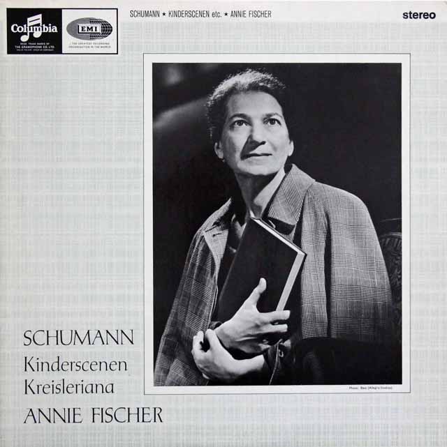 【オリジナル盤】　A.フィッシャーのシューマン/「子供の情景」&「クライスレリアーナ」　英Columbia　3320　LP レコード