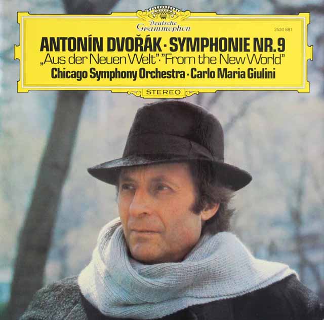 ジュリーニのドヴォルザーク/交響曲第9番「新世界より」　独DGG　3691　LP レコード