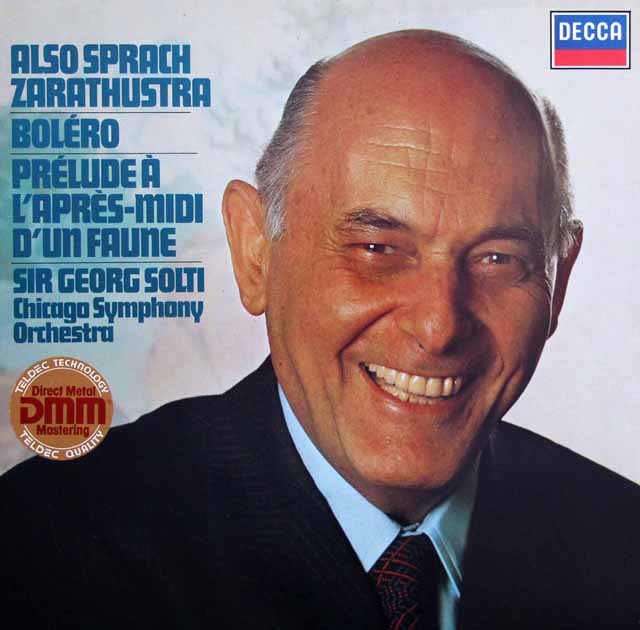 ショルティのR.シュトラウス/「ツァラトゥストラはかく語りき」ほか　独DECCA　3321　LP レコード