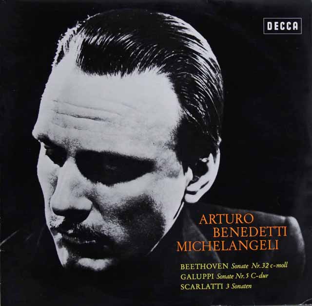 ミケランジェリのベートーヴェン、ガルッピ、スカルラッティ/ソナタ集　独DECCA　3691　LP レコード