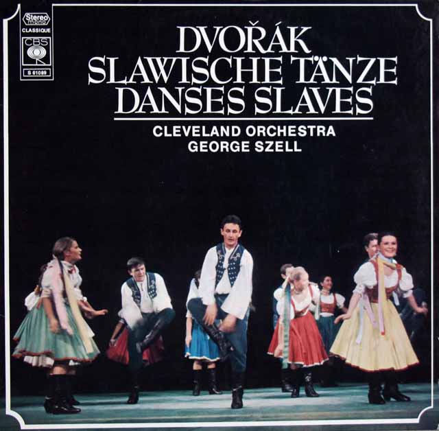 セルのドヴォルザーク/スラヴ舞曲集　独CBS　3691　LP レコード
