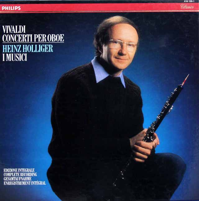 ホリガー、イ・ムジチのヴィヴァルディ/オーボエ協奏曲集　蘭PHILIPS　3691　LP レコード