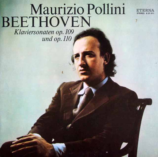 ポリーニのベートーヴェン/ピアノソナタ第30、31番　独ETERNA　3322　LP レコード