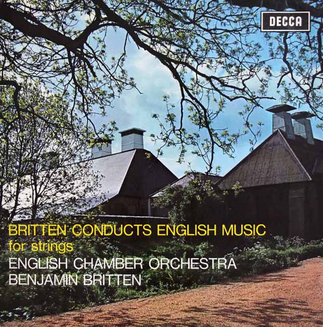 ブリテンのイギリス室内楽曲集　英DECCA　3322　LP レコード