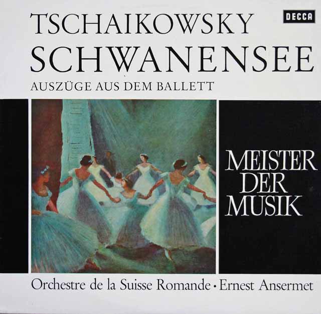 アンセルメのチャイコフスキー/「白鳥の湖」（抜粋）　独DECCA　3322　LP レコード