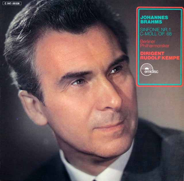 ケンペのブラームス/交響曲第1番　独emidisc（EMI）　3322　LP レコード