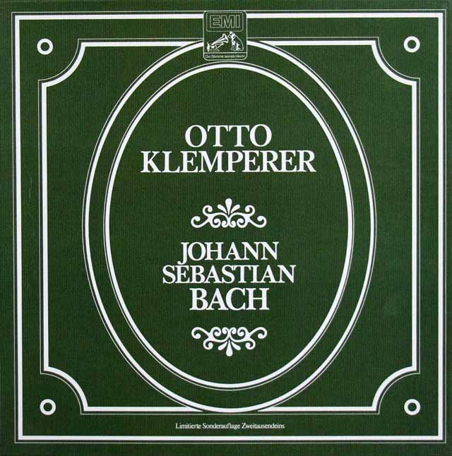 クレンペラーの「マタイ受難曲」ほかバッハ/名演集　（★長岡鉄男の外盤A級セレクション　第2巻131掲載盤含む）　独EMI　3322　LP レコード