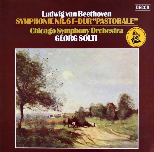 ショルティのベートーヴェン/交響曲第6番「田園」　独DECCA　3323　LP レコード