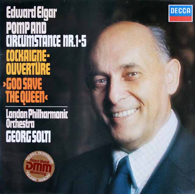 ショルティのエルガー/「威風堂々」ほか　独DECCA　3323　LP レコード
