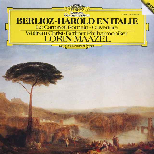 マゼールのベルリオーズ/「イタリアのハロルド」ほか　独DGG　3625　LP レコード