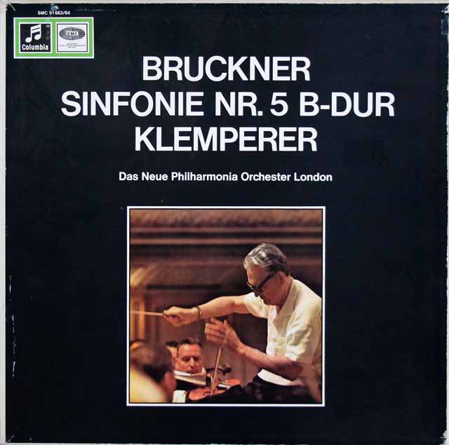 クレンペラーのブルックナー/交響曲第5番　独Columbia　3625　LP レコード