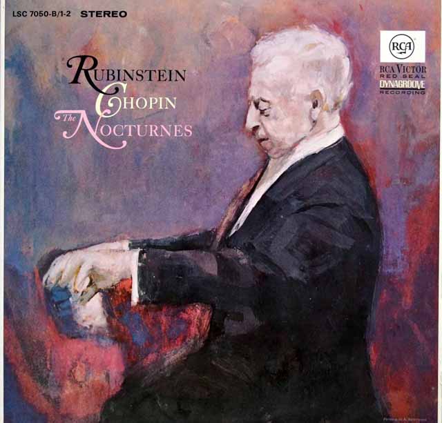 ルービンシュタインのショパン/ノクターン集　独RCA　3324　LP レコード