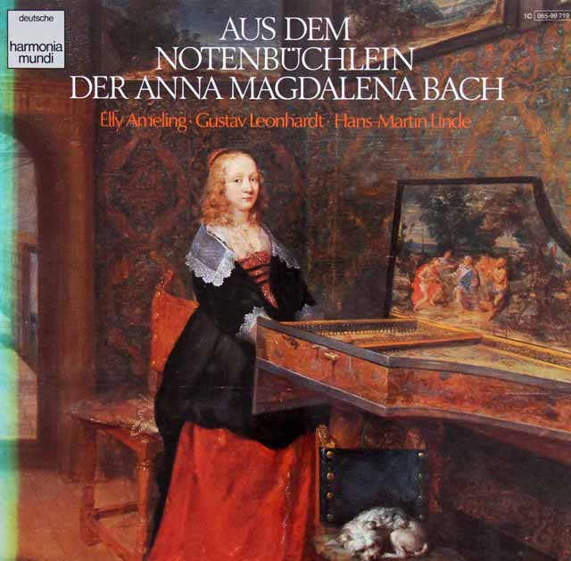 アメリングのバッハ「アンナ・マグダレーナ・バッハの音楽帖より」　独HM　3324　LP レコード