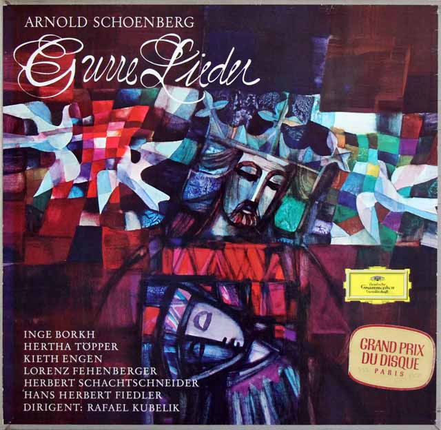 クーベリックのシェーンベルク/「グレの歌」　独DGG　3324　LP レコード