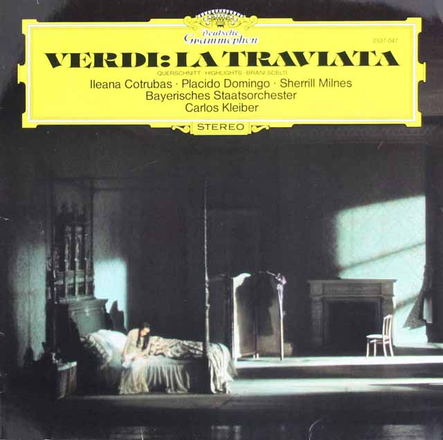 クライバーのヴェルディ/歌劇「椿姫」抜粋 　独DGG　3325　LP レコード