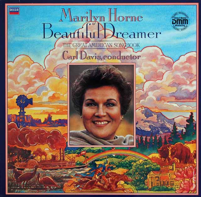 ホーンの「ザ・グレート・アメリカン・ソングス」　独DECCA　3690　LP レコード