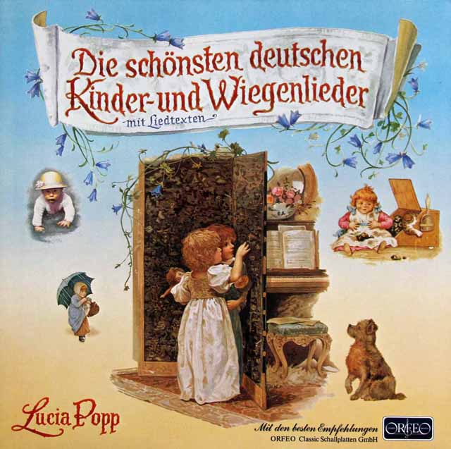 ポップのドイツの子供の歌と子守唄　独ORFEO　3690　LP レコード
