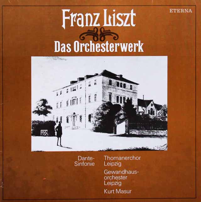 マズアのリスト/ダンテ交響曲　独ETERNA　3326　LP レコード