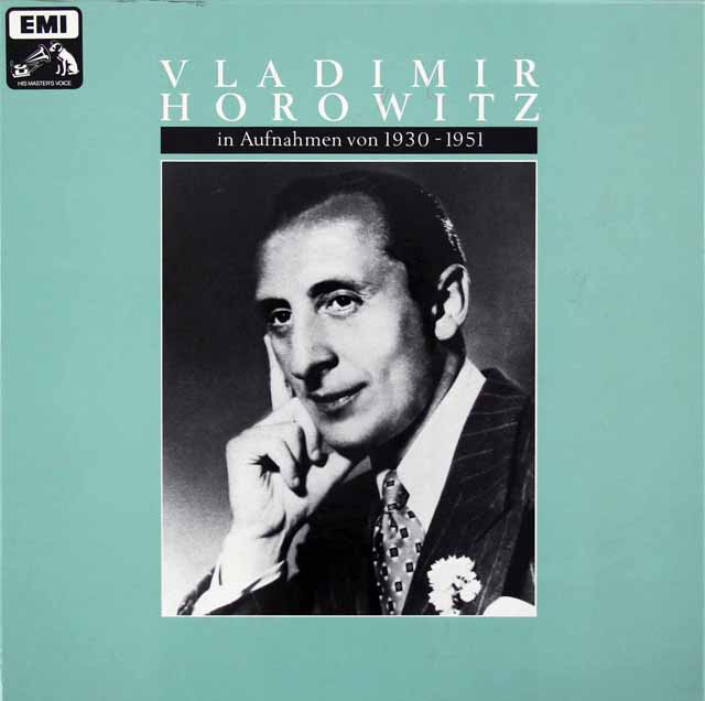ホロヴィッツ/EMIレコーディングス1930～1951　独EMI　3690　LP レコード
