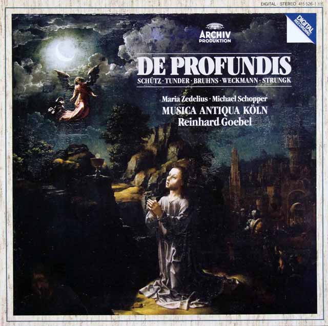 ムジカ・アンティクヮ・ケルンのドイツ・バロックのカンタータ集　独ARCHIV　3690　LP レコード