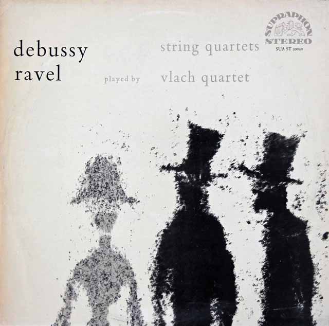 ヴラフ四重奏団のドビュッシー、ラヴェル/弦楽四重奏曲集　チェコスロヴァキアSUPRAPHON　3690　LP レコード