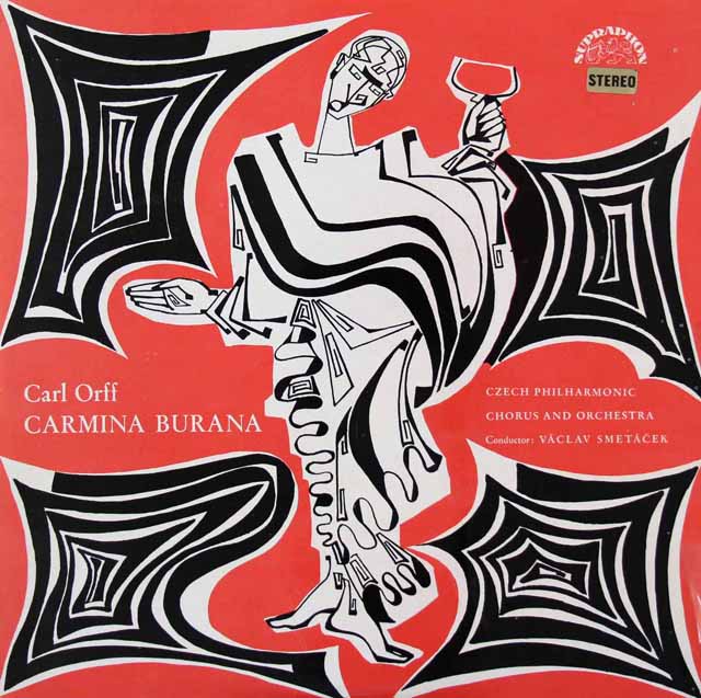 スメターチェクのオルフ/カルミナ・ブラーナ　チェコスロヴァキアSUPRAPHON　3326　LP レコード