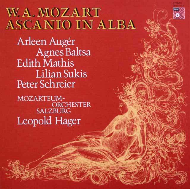 ハーガーのモーツァルト/歌劇「アルバのアスカニオ」　独BASF　3326　LP レコード