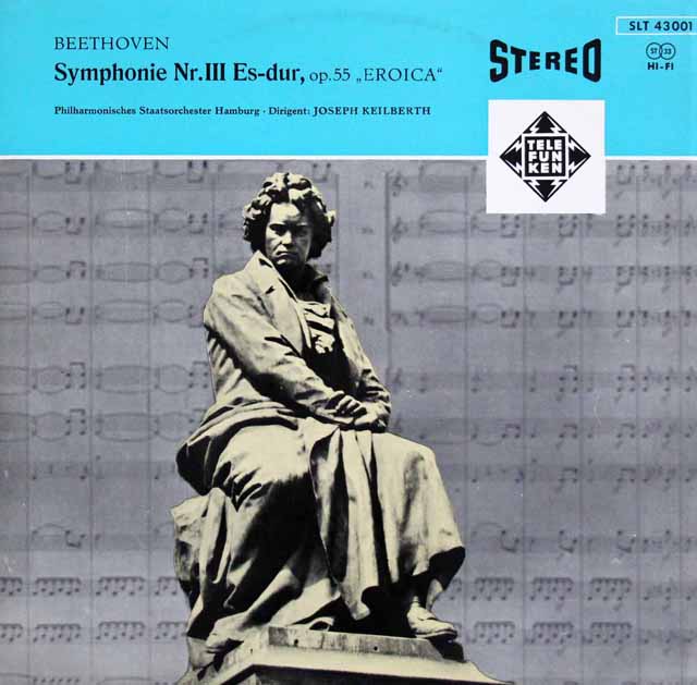 【オリジナル盤】　カイルベルトのベートーヴェン/交響曲第3番「英雄」　独TELEFUNKEN　3327　LP レコード