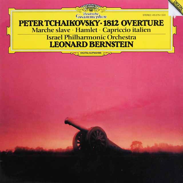 バーンスタインのチャイコフスキー/大序曲「1812年」ほか　独DGG　3689　LP レコード