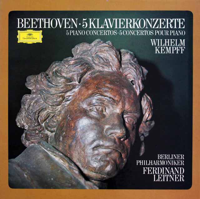 ケンプのベートーヴェン/ピアノ協奏曲全集  独DGG  3327　LP レコード