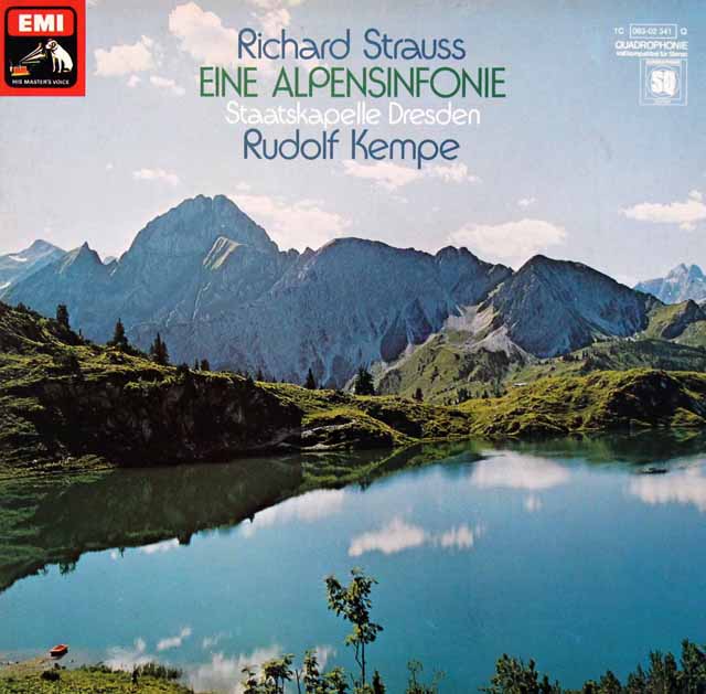 ケンペのR.シュトラウス/アルプス交響曲　独EMI　3689　LP レコード