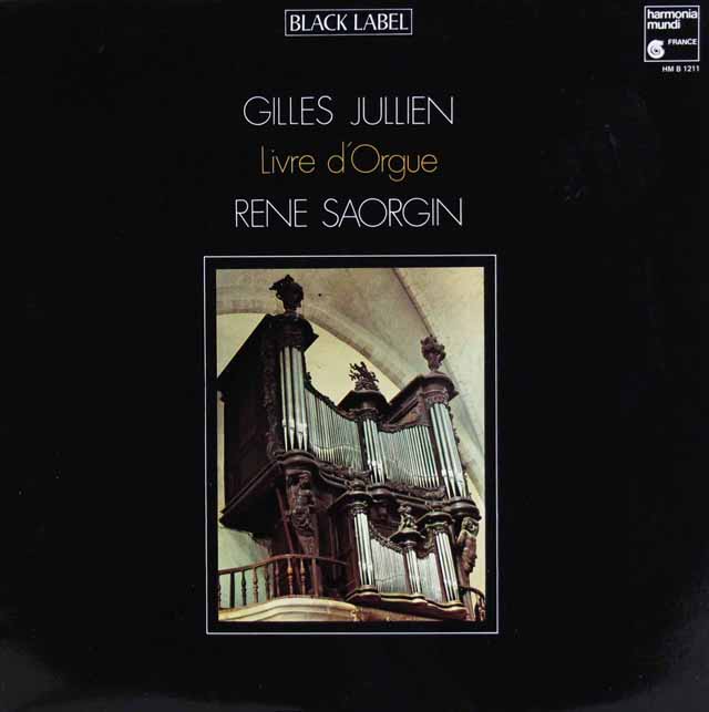 サオルジャンのジュリアン/「オルガンの書」　仏HM　3689　LP レコード