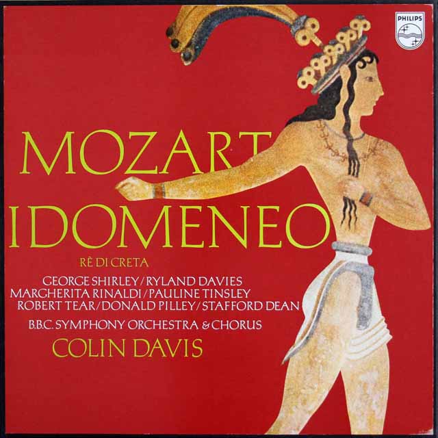 デイヴィスのモーツァルト/「イドメネオ」全曲　蘭PHILIPS　3327　LP レコード