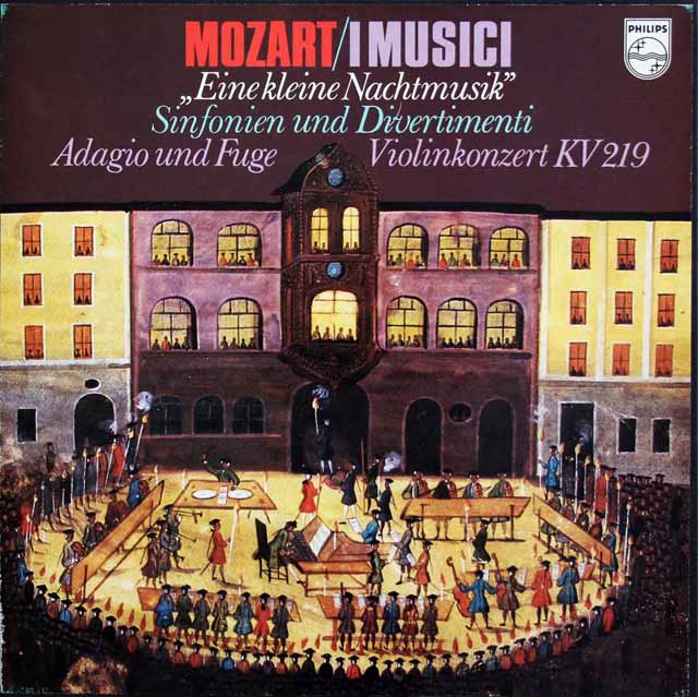 イ・ムジチのモーツァルト/「アイネ・クライネ・ナハトムジーク」ほか　蘭PHILIPS　3328　LP レコード