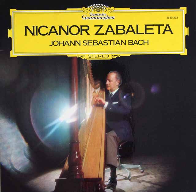 サバレタのバッハ/作品集　独DGG　3688　LP レコード