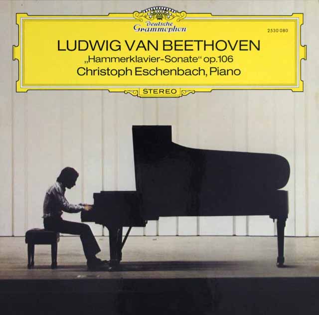 エッシェンバッハのベートーヴェン/「ハンマークラヴィーア」　独DGG　3329　LP レコード
