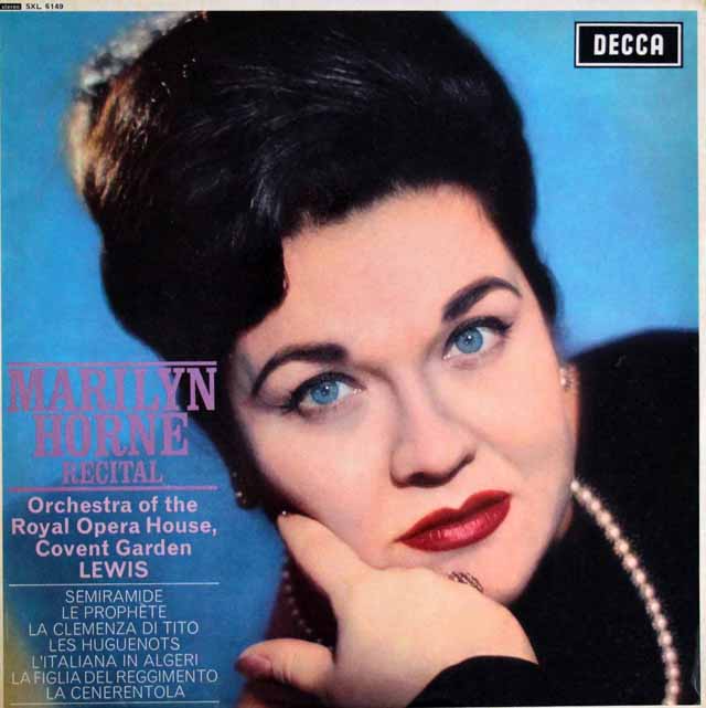 【オリジナル盤】　マリリン・ホーン/リサイタル　英DECCA　3688　LP レコード
