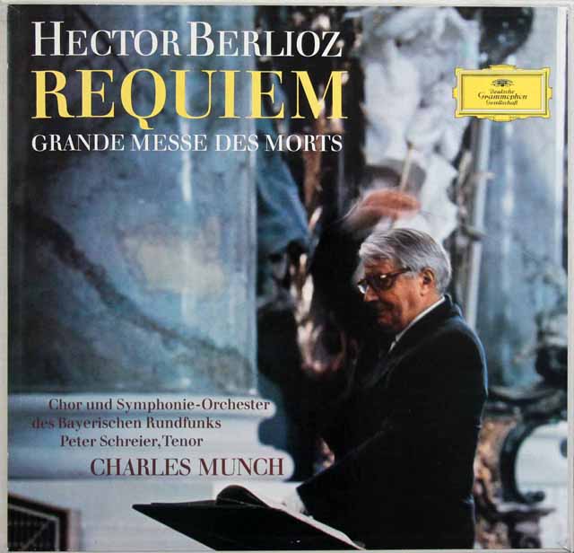 ミュンシュのベルリオーズ/レクイエム　独DGG　3688　LP レコード