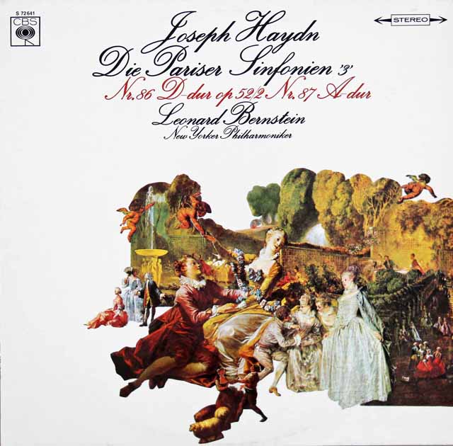 バーンスタインのハイドン/交響曲第86&87番　独CBS　3331　LP レコード