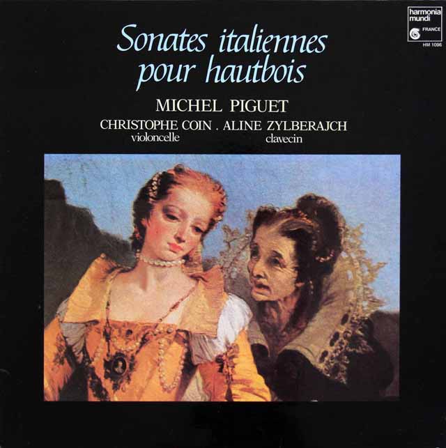 ピゲのサマルティーニ/オーボエ・ソナタ 第4番ほか　仏HM　3331　LP レコード