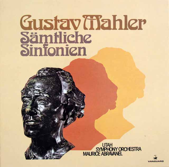 アブラヴァネルのマーラー/交響曲全集　独VANGUARD　3799　LP レコード