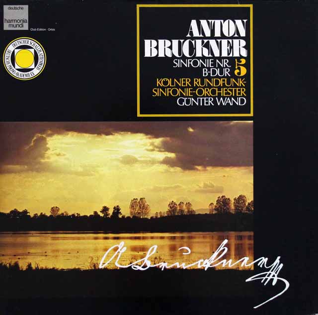ヴァントのブルックナー/交響曲第5番　独HM　3799　LP レコード