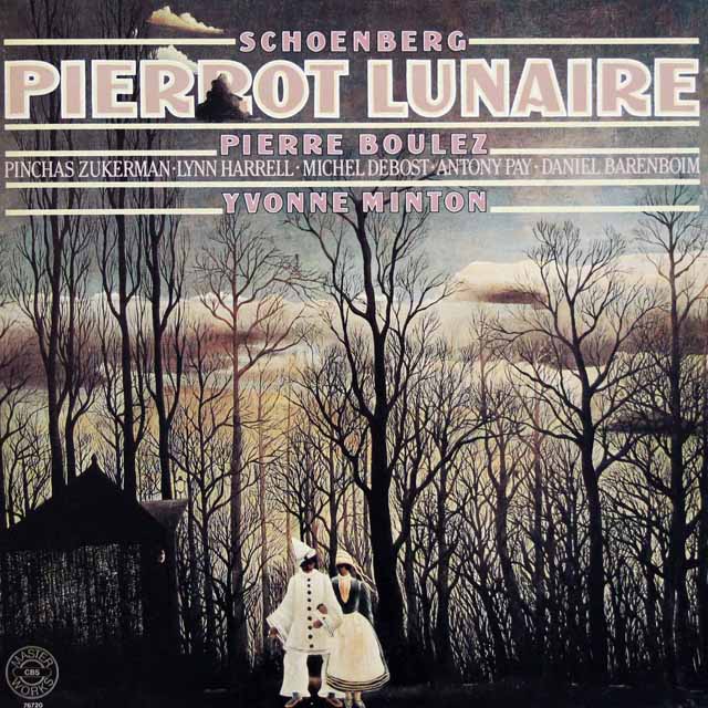 ブーレーズのシェーンベルク/「月に憑かれたピエロ」　独CBS　3332　LP レコード