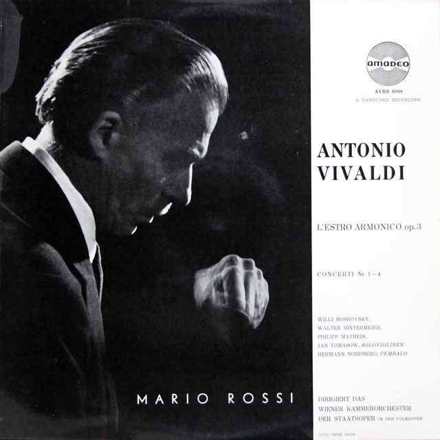 ボスコフスキー、ロッシらのヴィヴァルディ/調和の霊感第1~4番　オーストリアamadeo　3799　LP レコード