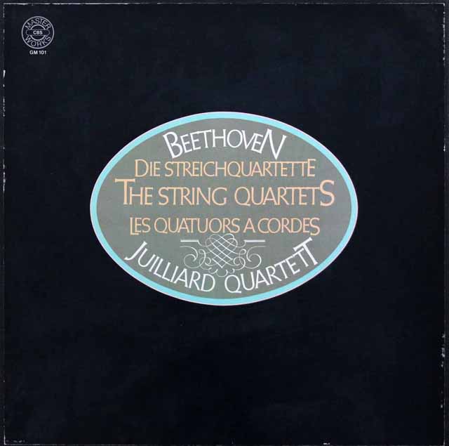ジュリアード四重奏団のベートーヴェン/弦楽四重奏曲全曲　独CBS　3799　LP レコード