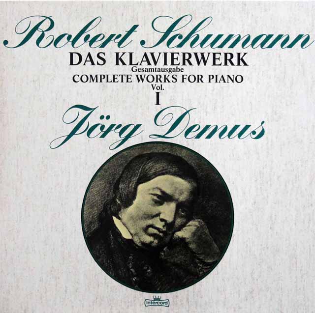 デームスのシューマン/ピアノ作品集　独intercord　3799　LP レコード
