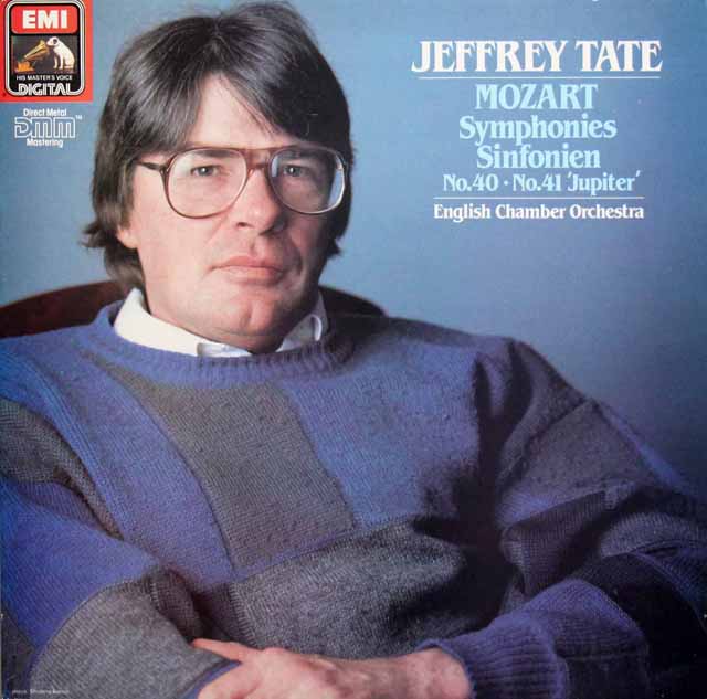 テイトのモーツァルト/交響曲第40、41番「ジュピター」 　英EMI　3799　LP レコード