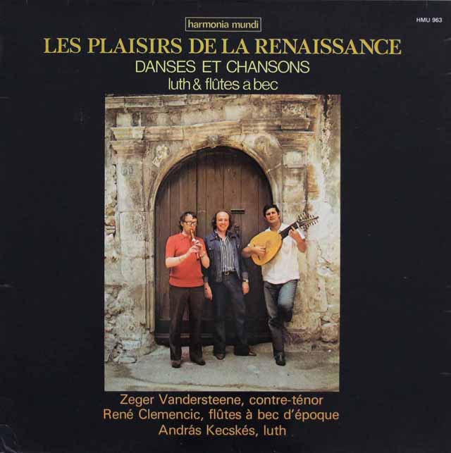 クレメンチッチらの「復活の喜び、舞曲と歌曲」　仏HM　3799　LP レコード