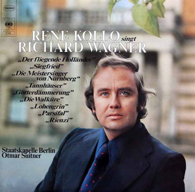 ルネ・コロ、ワーグナーを歌う　独CBS　3333　LP レコード
