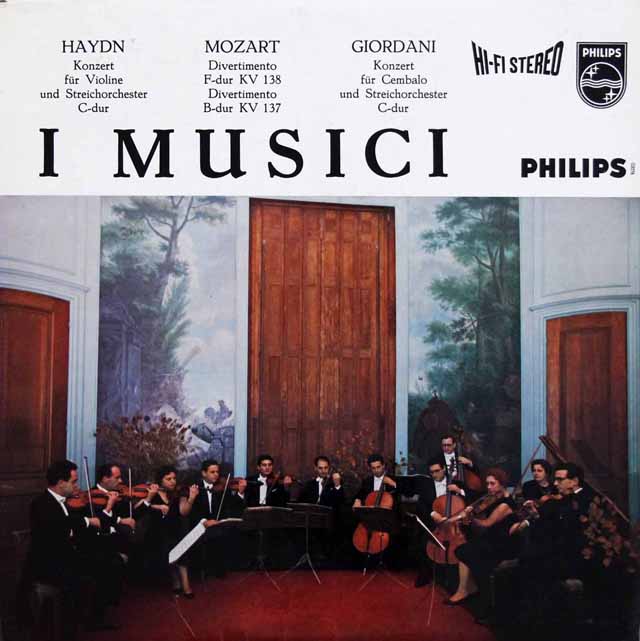 【オリジナル盤】　イ・ムジチのモーツァルト/ディヴェルティメントほか　蘭PHILIPS　3334　LP レコード